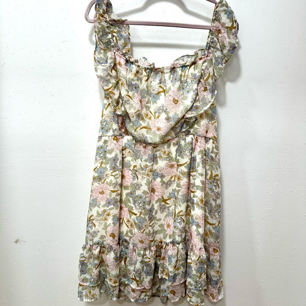 Blu Pepper Floral Mini Dress